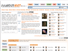Tablet Screenshot of famouswhy.com